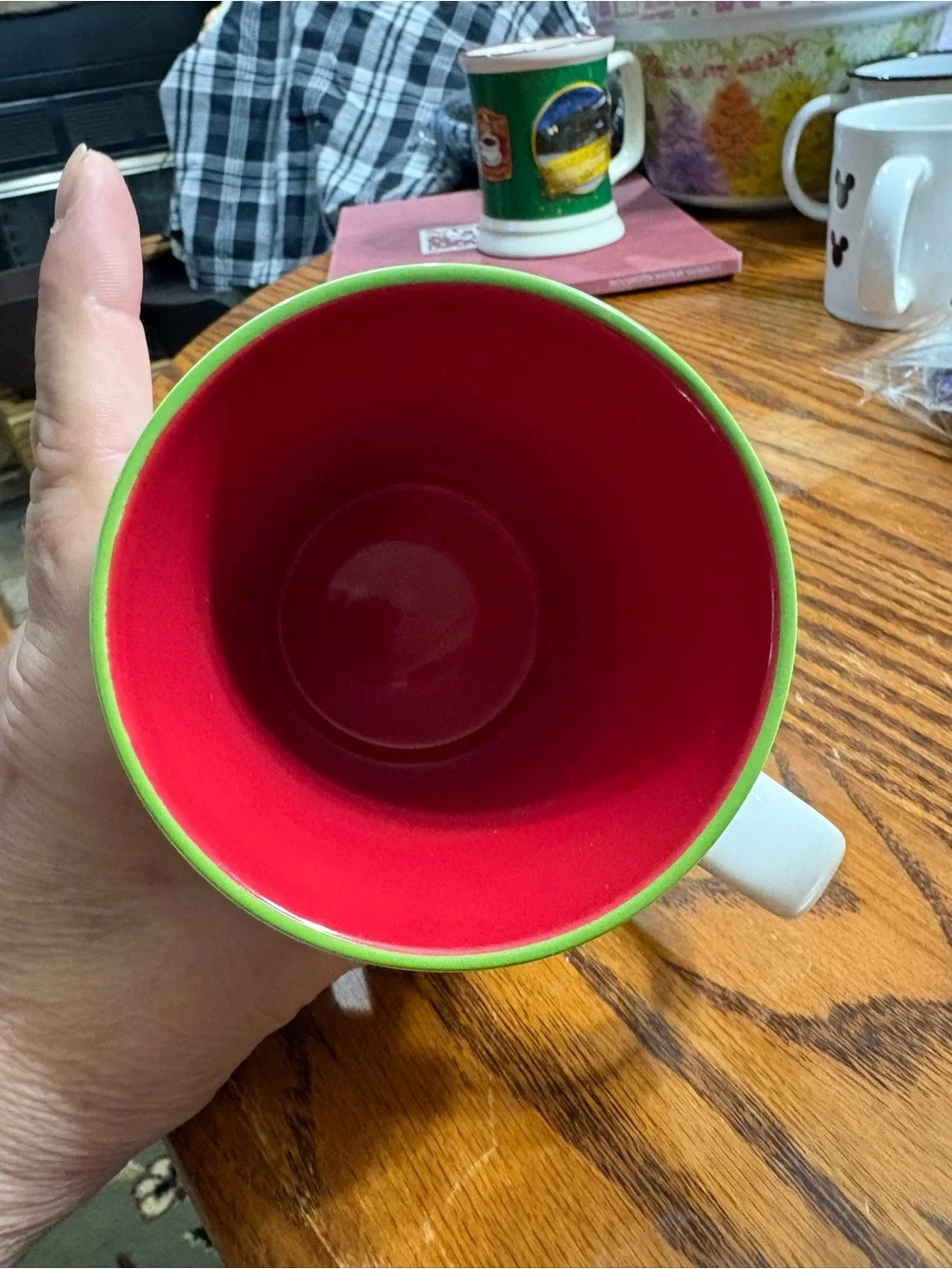 Starbucks 2007 Holiday Mug Christmas Sayings no chips break cracks